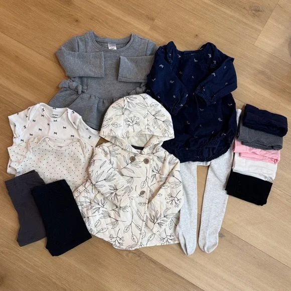 Carter’s - Baby Girl 12 Month 13-Piece Bundle - Picture 2 of 15